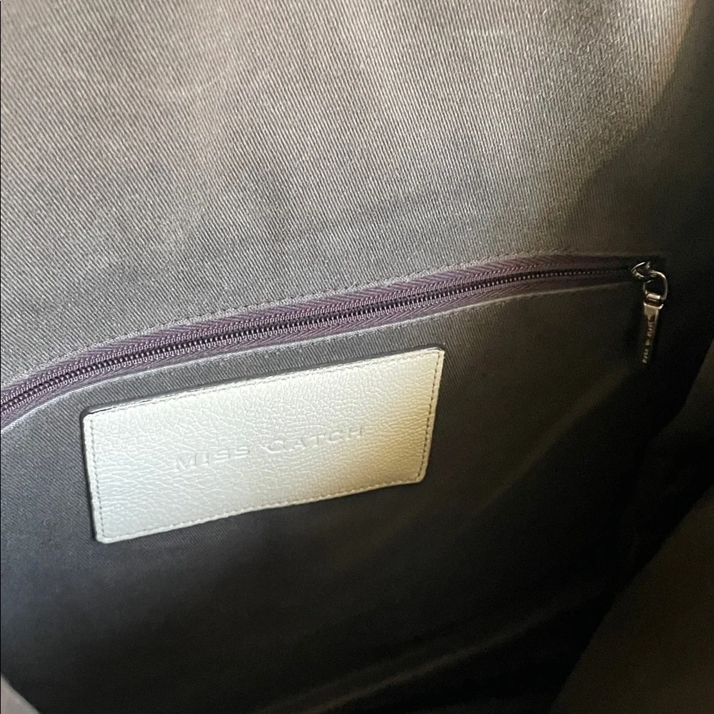 Dolce & Gabbana Cream Leather Satchel